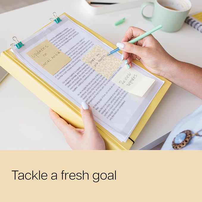 Post-it Polished Patterns, 3 x 3 in, 3 Sticky Notes Pads | Spot On Design - Image 3