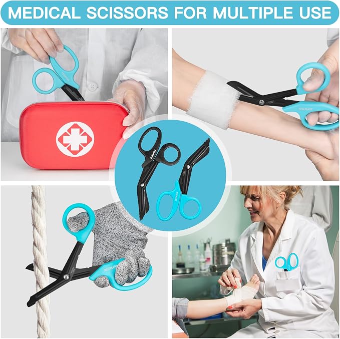 Trauma Shears - RISEMART Medical Scissors Bandage Scissors - Image 6