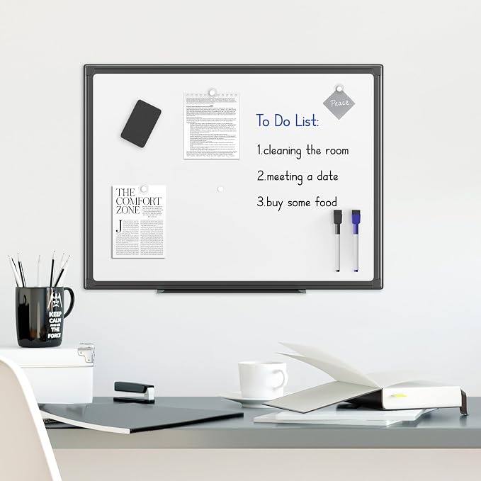 VUSIGN 24'' x 18'' Magnetic White Board - Image 2