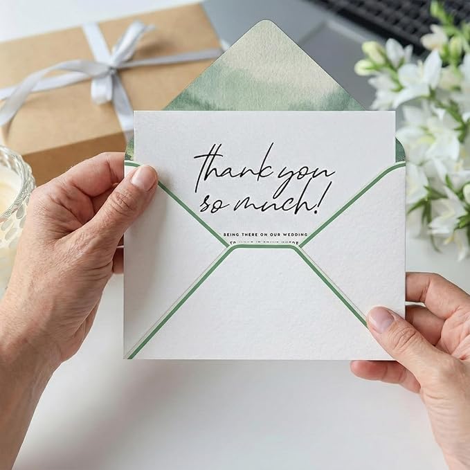 50 Pack A7 Forest 5x7 Envelopes V Flap Invitation Envelopes - Image 4