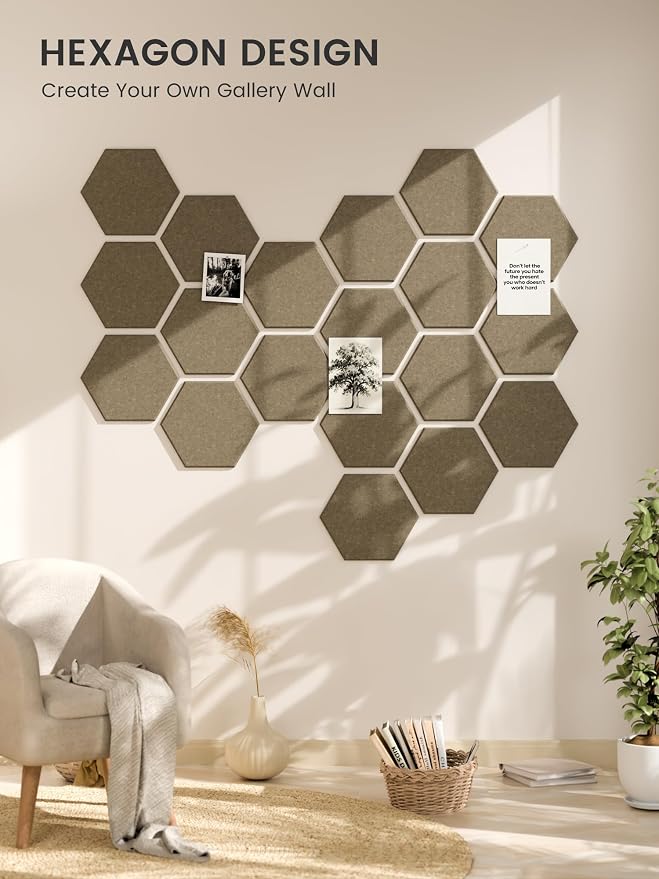 Fluxynara Hexagon Cork Board Alternative - Image 6