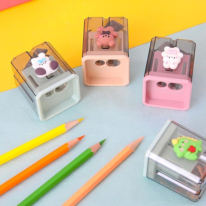 2PCS Pencil Sharpener 2PCS Pencil Sharpener, Lip Liner Sharpener, sharpened - Image 5