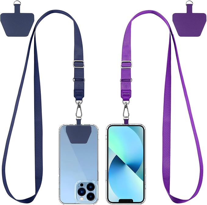 CACOE Phone Lanyard 2 Pcs Lengthened Adjustable Neck Strap by CACOE