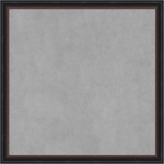 Amanti Art Black Framed Magnetic Board 22x22 Medium Vision Board by AmantiArt
