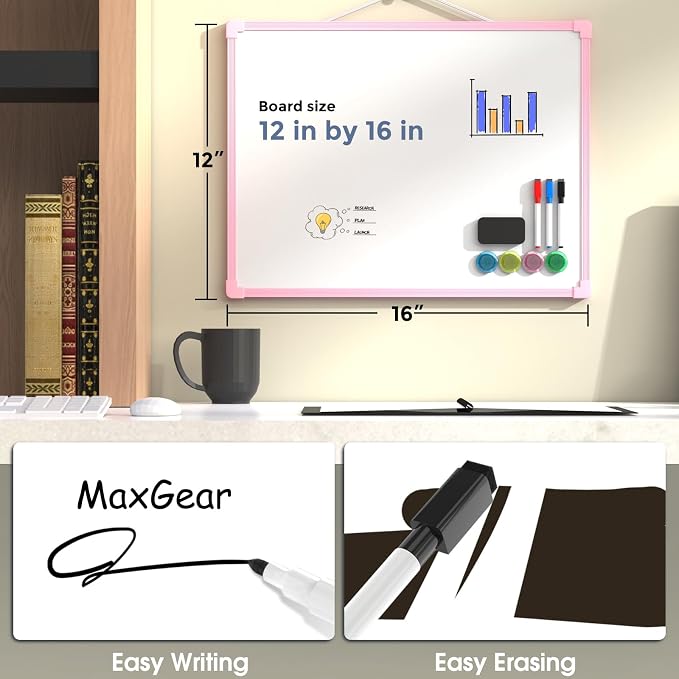 MaxGear Double-Sided Dry Erase Board - Image 3