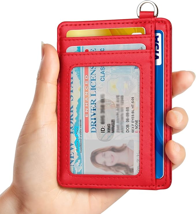 Slim Minimalist Front Pocket Wallet, RFID Blocking Credit Card Holder Wallet - Image 2