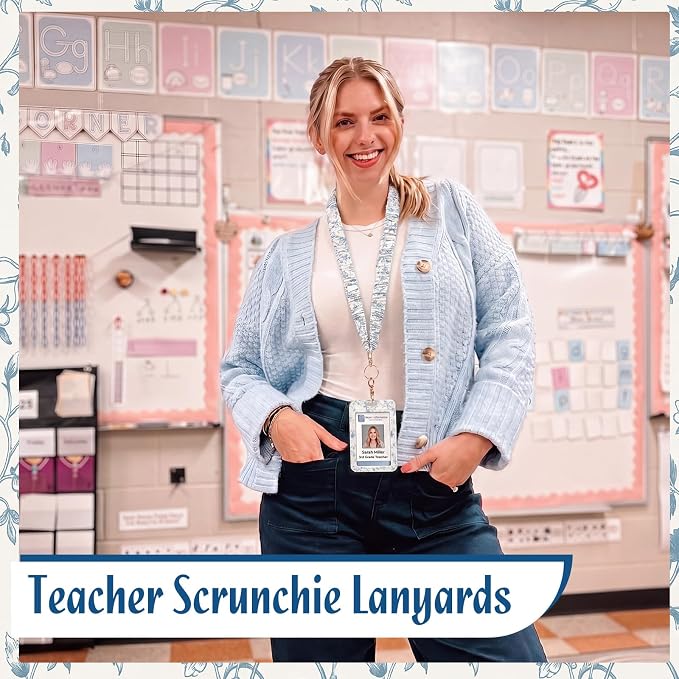 Gilprop Scrunchie Teacher Lanyards - Image 5