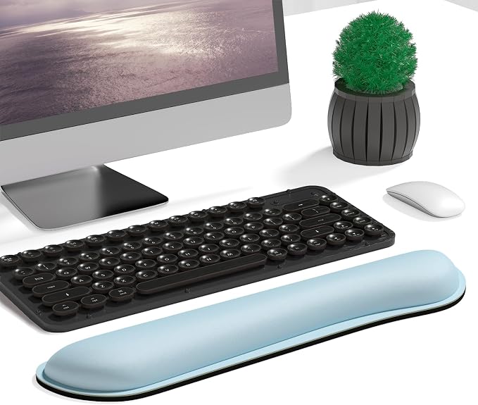 Dapesuom Enlarge Keyboard Wrist Rest, Memory Foam Keyboard Wrist Cushion - Image 2