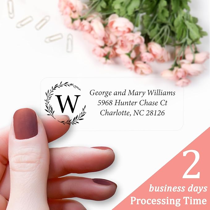 Personalized Return Address Labels Simple - Image 3