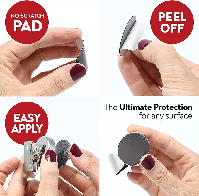 Magnetic Clips Heavy Duty 10 Pack | Strong Force Magnet Clips - Image 4