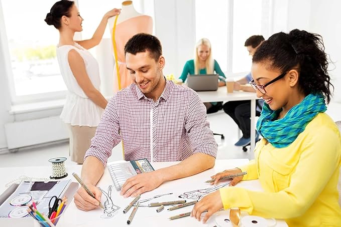 Micro Fineliner Set – 3 size Archival Ink pens for Technical Drawing, Anime & Sketching – Artists, Architects & Illustrators-DeskLoop Office