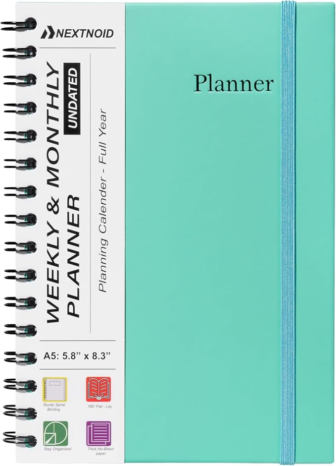 Undated Monthly and Weekly Planner by Nextnoid