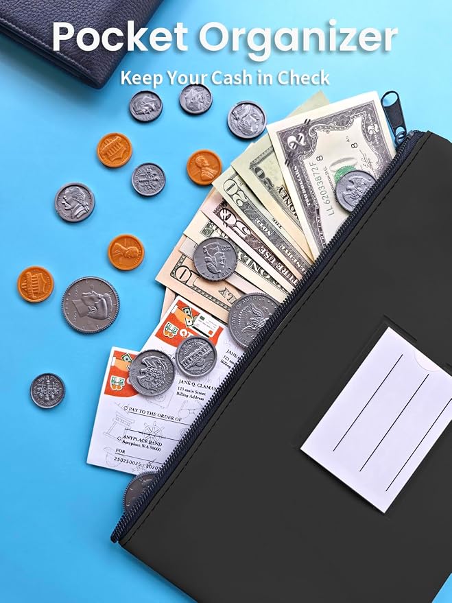 4-Pack Bank Deposit Money Bags - Image 6