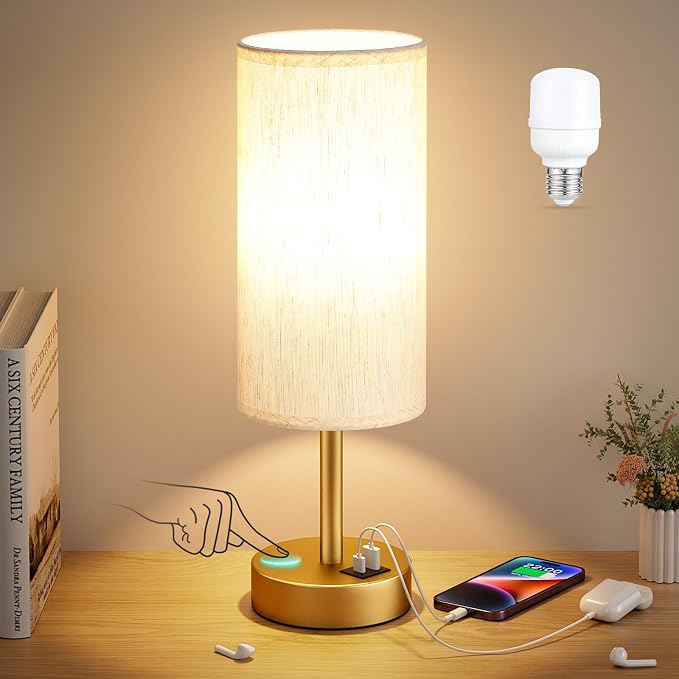 Dicoool Small Touch Bedside Lamp - Image 6