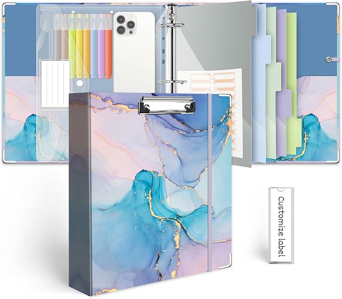 2 Inch 3 Ring Binder Organizer by KLLVE