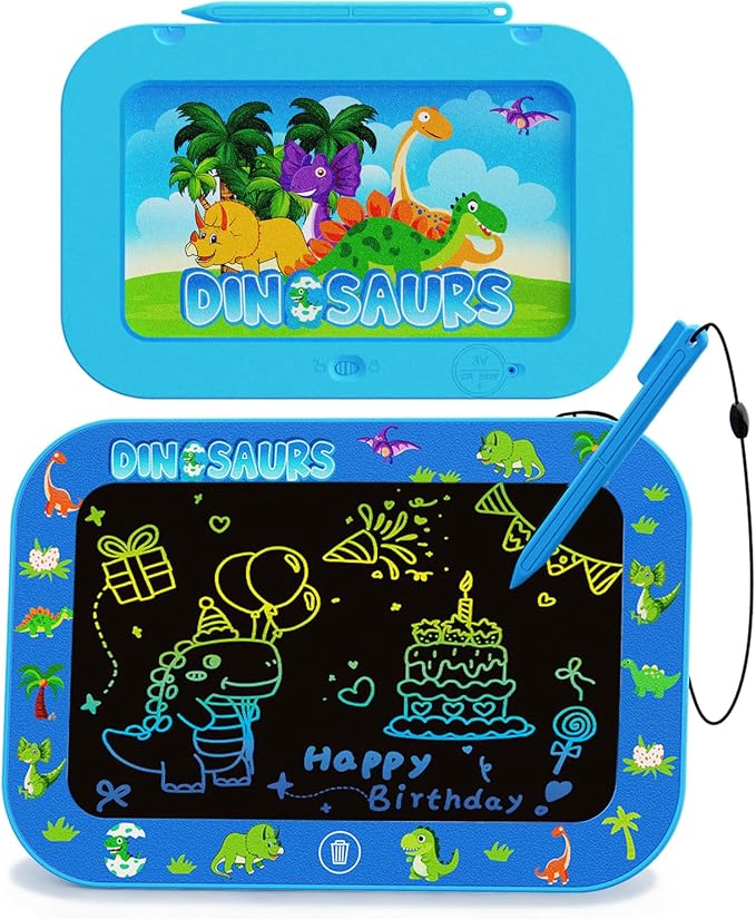 LCD Writing Tablet for Kids, 12Inch Colorful Reusable Erasable Electronic by Unknown