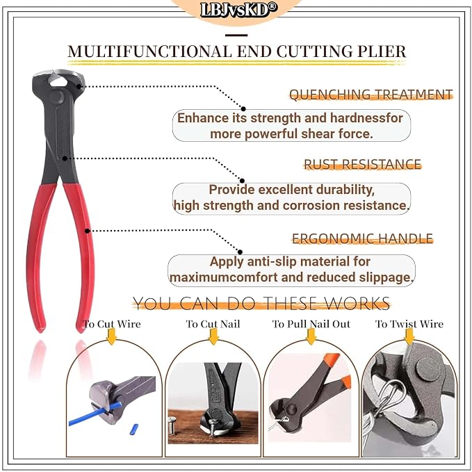 Upholstery Carpet Staple Remover and Nail Puller Remover Tool Set - Image 3