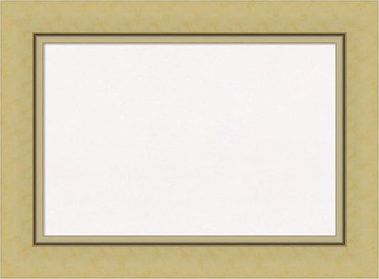 Amanti Art White Cork Board for Wall, 22x30 Vision Board with Gold Frame, Medium Corkboard Office Decor for Home Organization, Casual Corkboard Pinboard to Display Items for Home Organization in-DeskLoop Office