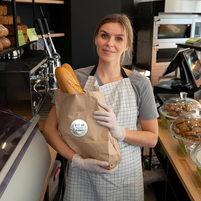 2x2 Round Thermal Labels A-DeskLoop Office