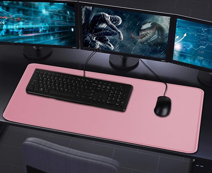 Large Mouse Pad with Stitched Edges, Durable Non-Slip Natural Rubber Base - Image 7