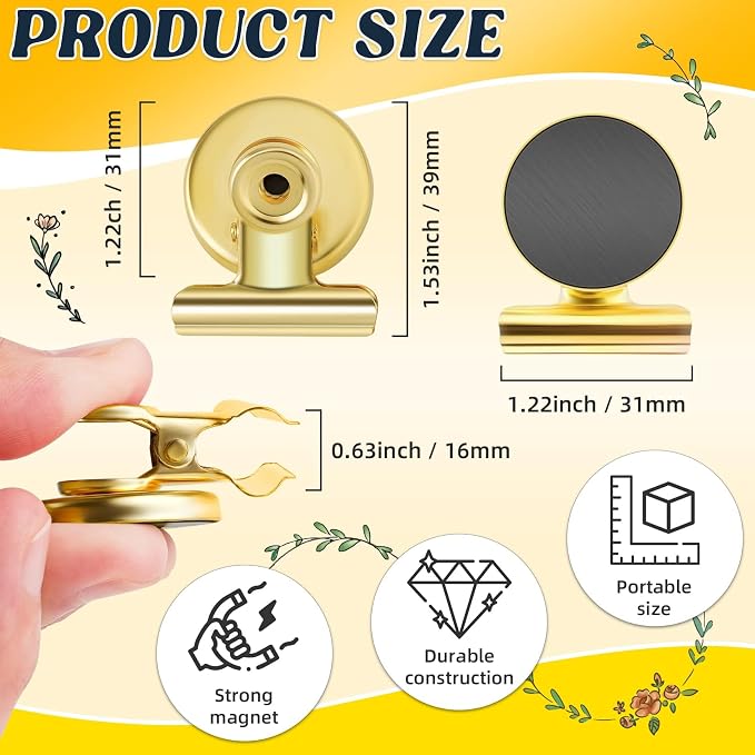 Grtard 48pack Magnetic Clips Heavy Duty, Magnet Clips - Image 2