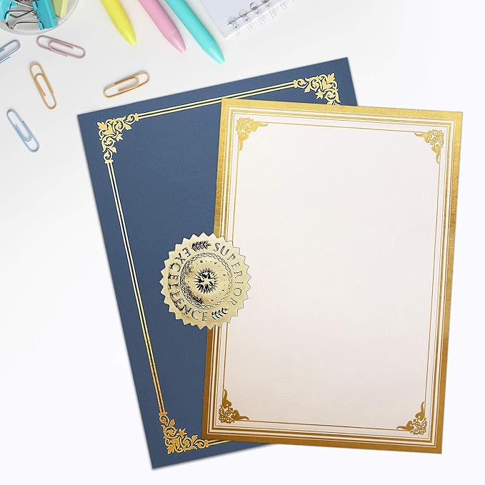 SUNEE 75pcs Certificate Kit, Accomplishment - Image 2