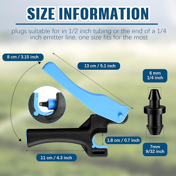 Honoson 51 Pcs Drip Irrigation Hole Punch Tool Set, Drip Irrigation Punch Tool - Image 2