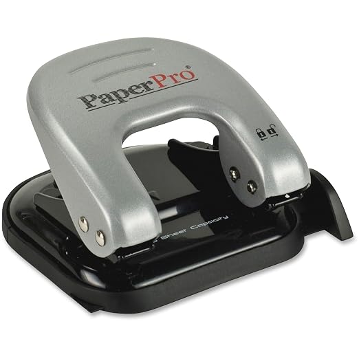 Bostitch Office EZ Squeeze Reduced Effort 2-Hole Punch, 2 Sheets, Locking Handle - Image 7