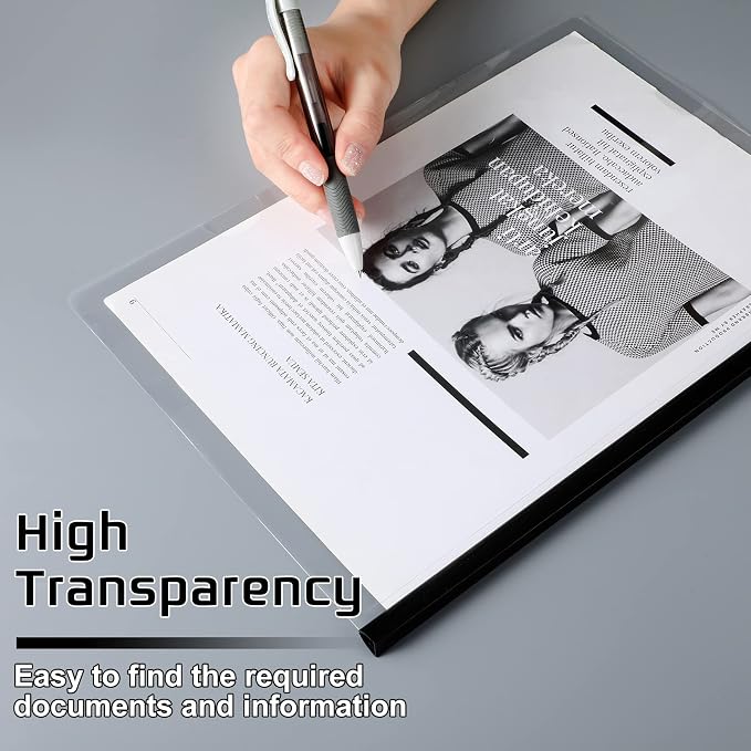 Thenshop 100 Pcs Clear Report Covers - Image 5