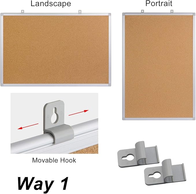 Cork Board Bulletin Board 20 x 30 Inches, Office Board - Image 6
