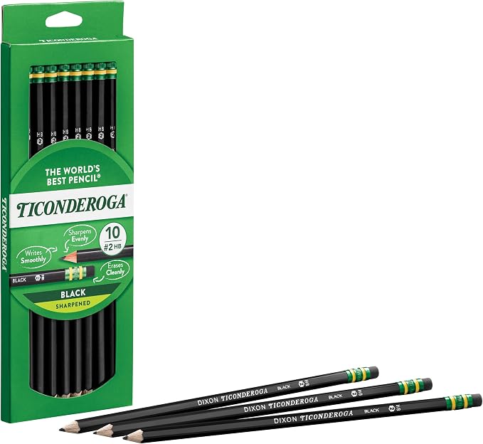 Dixon Ticonderoga Wood-Cased #2 Pencils, Pre-Sharpened - Image 4