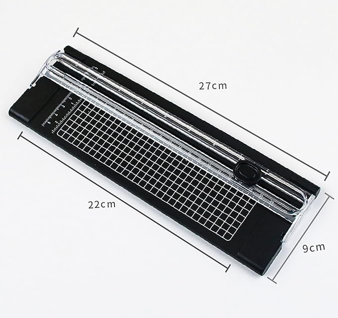 A4 Black 10.5 Inch x 3.5 Inch Paper Cutter - Image 2