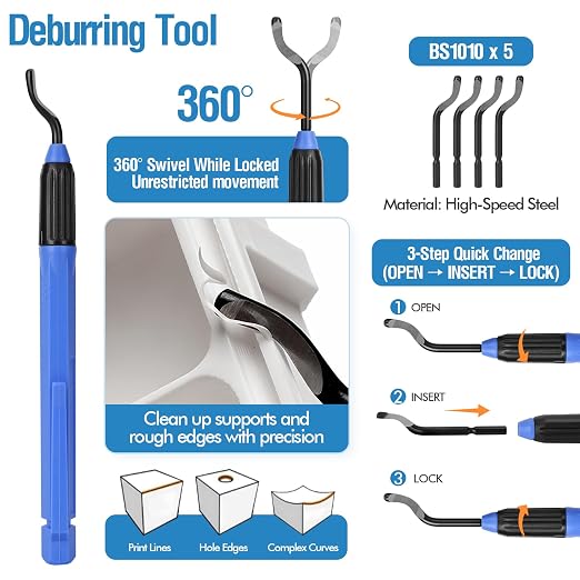 48PCS 3D Printer Tools, 3D Printer Tool Kit - Image 4
