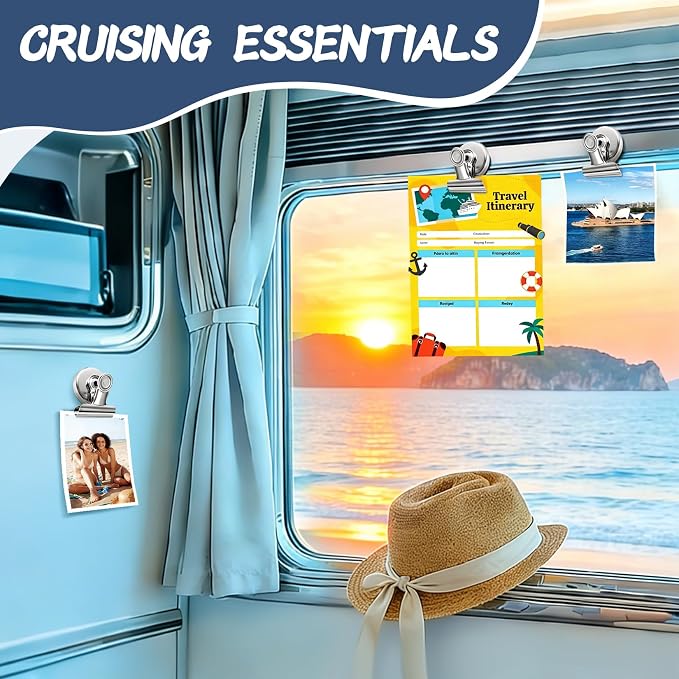 VNDUEEY 12 Pack Fridge Magnet Refrigerator Magnets, Strong Magnetic Clips - Image 9