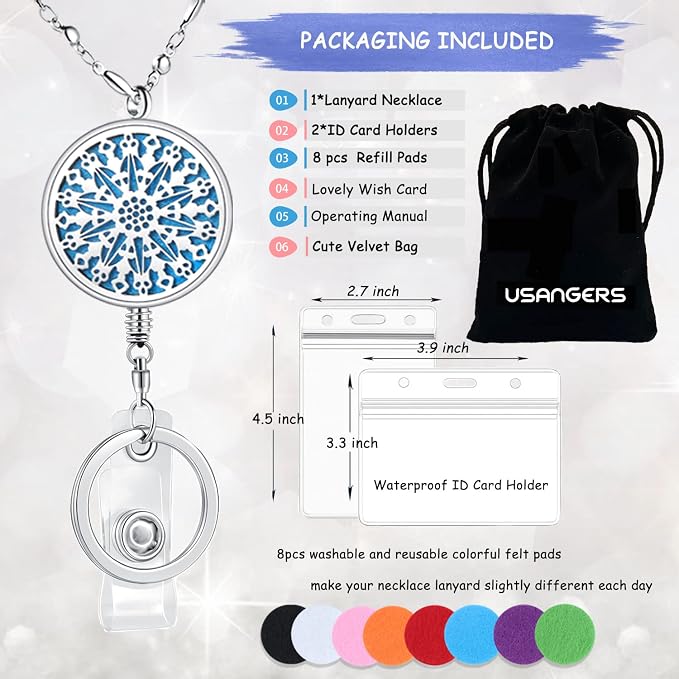 Retractable Lanyards for ID Badges Keys Teacher Lanyard Nurse Badge Reels - Image 6