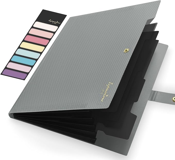 Sooez Accordion File Organizer, Letter Size Expanding File Folder by Sooez