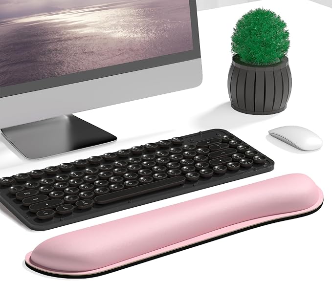 Dapesuom Enlarge Keyboard Wrist Rest, Cute Memory Foam Keyboard Wrist Cushion - Image 2
