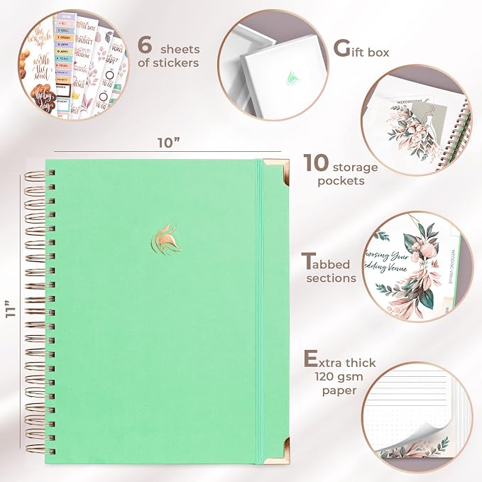 Clever Fox Wedding Planner – Notebook Organizer - Image 6