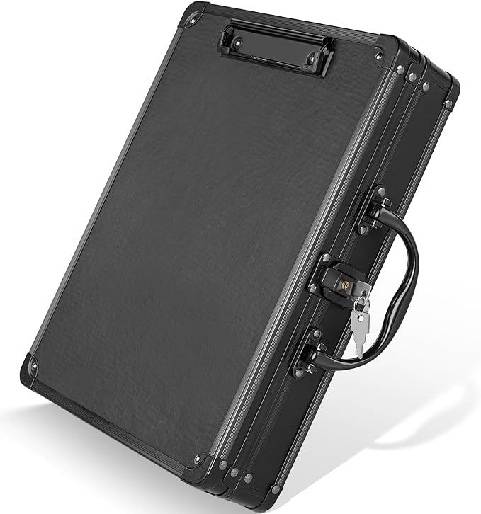 Sooez Key Lock Clipboard Storage Box, Heavy Duty Clipboard by Sooez