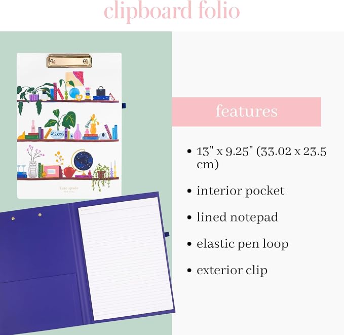kate spade new york A4 Clipboard Folio - Image 4