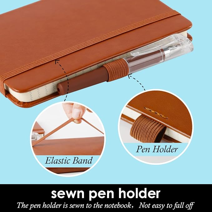 NIRMIRO 3 Pack Pocket Notebook Journals, Small Notepad Notebooks - Image 2