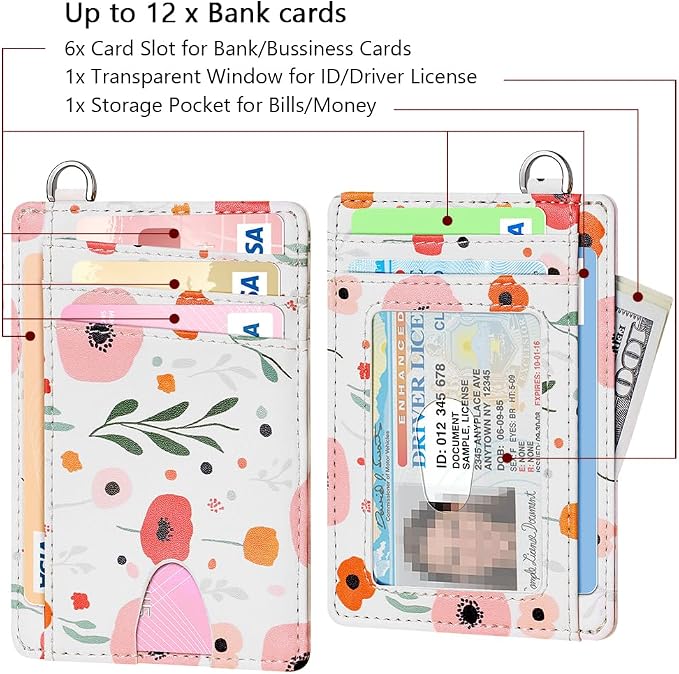 FurArt Slim Minimalist Wallet RFID Credit Card Holder - Image 6