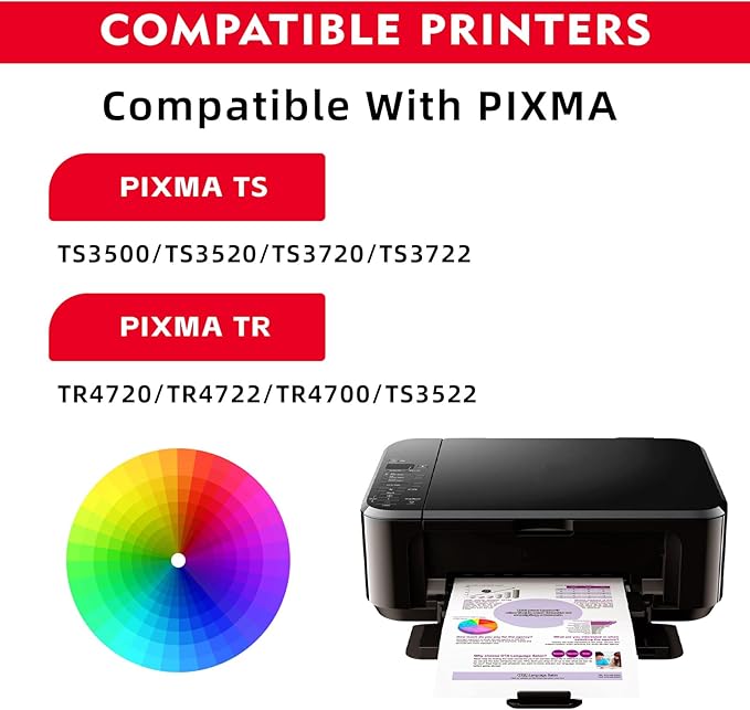 276XL Color & 275XL Black Ink Cartridge Combo Pack (2-Pack) - Replacement for Canon tr4700 Printer Ink Cartridges Compatible for Canon tr4700 tr4720 tr4722 ts3522 ts3500 ts3722 ts3720 ts3520 Ink-DeskLoop Office