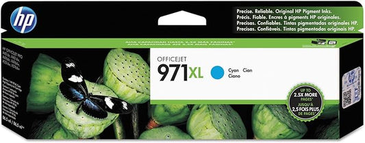 HP 971X | PageWide Cartridge High Yield | Cyan | Works with HP OfficeJet Pro X451, X476, X551, X576 | CN626AM-DeskLoop Office