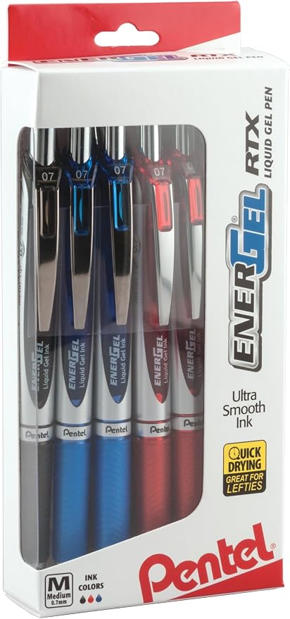 Pentel EnerGel RTX RT Liquid Gel Pen by PentelofAmerica