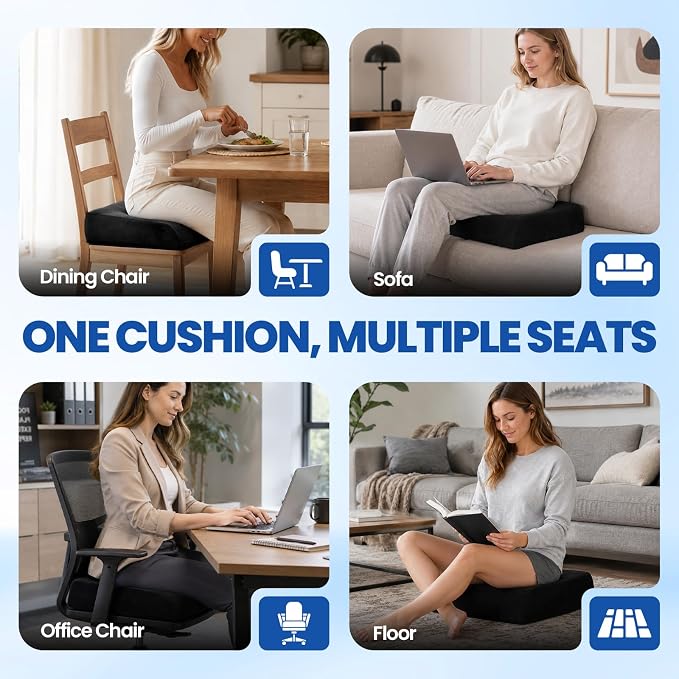 Chair Cushion, Non-Slip Bottom and Carry Handle - Image 4