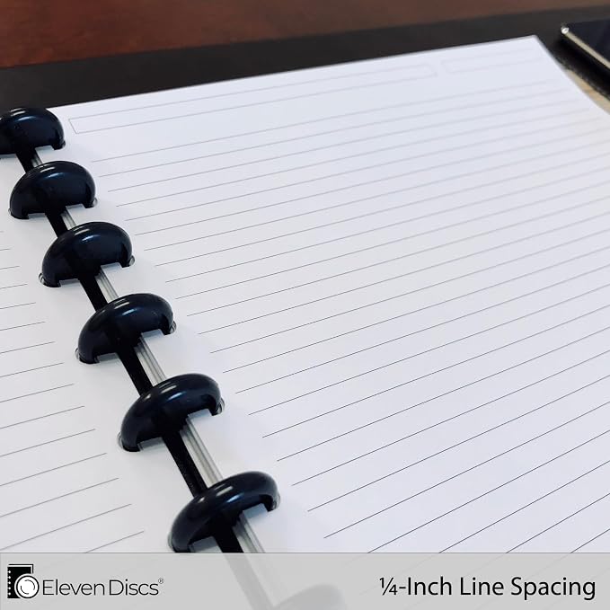 Eleven Discs Discbound Paper, Letter Size Ruled Sheets - Image 3