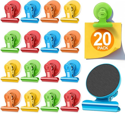 20 Pack Fridge Magnet, Magnet Clips Heavy Duty Refrigerator Magnets by WUDIME