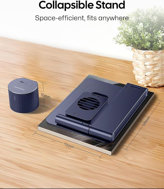 LaserPecker LP1 Pro Laser Engraver for Beginners, Mini Diode Wood Leather Felt Laser Engraver Portable Small Laser Engraving Machine, Suit Set with Laser Safety Glasses + Auto-focus Stand-DeskLoop Office
