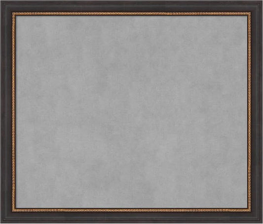 Amanti Art Black Framed Magnetic Board 23x27 Medium Vision Board by AmantiArt